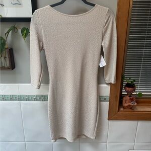 Windsor Cream Long Sleeve Dress